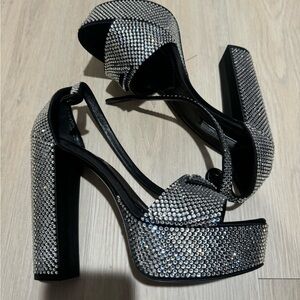 Prada platform heels